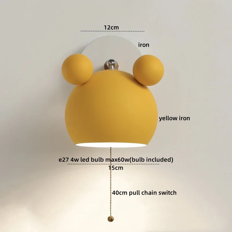 Afralia™ Macaron LED Wall Sconce Art Decoration Stair Light Fixtures