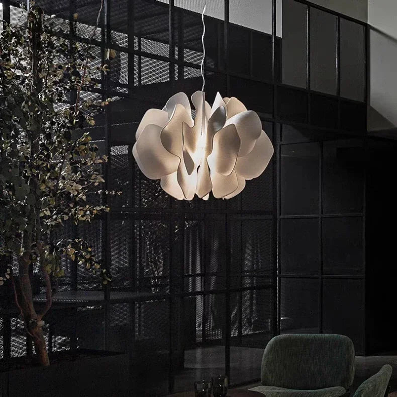 Afralia™ Nordic Ceramic Petals Chandelier LED Pendant Lamp