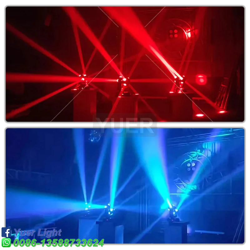 Afralia™ DJ Disco Ball Lights LED Beam Laser Strobe Moving Head Light