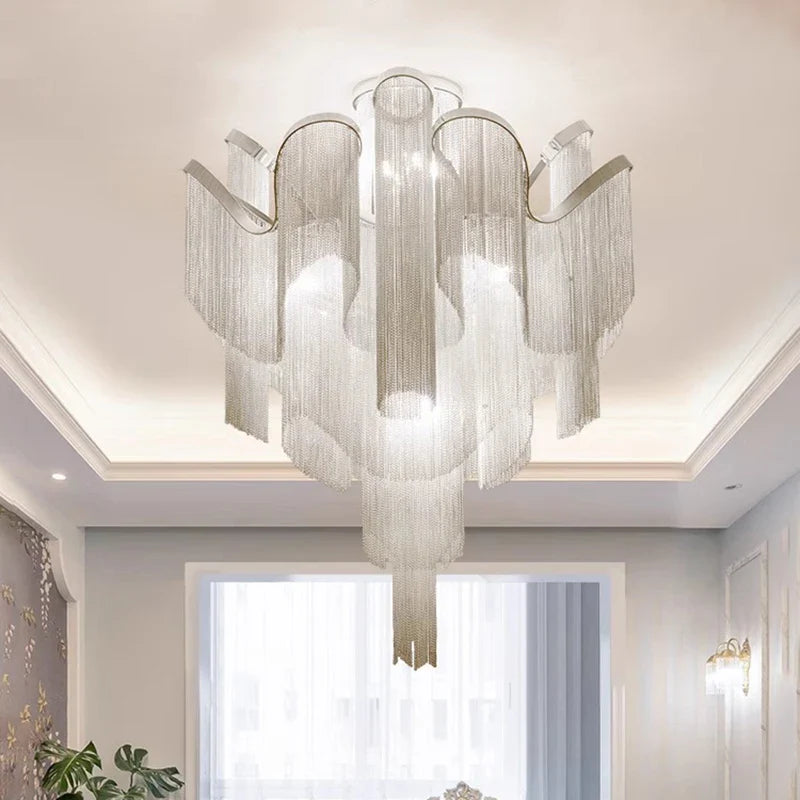 Afralia™ Modern LED Pendant Light Chandeliers for Living and Dining Room Décor