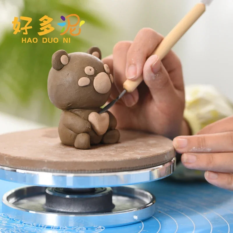 Afralia™ Aluminum Alloy Turntable for Clay Sculpture Platform Pottery Wheel Rotation