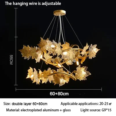 Afralia™ Crystal Chandelier Rustic Pendant Lighting Modern French Country Decor