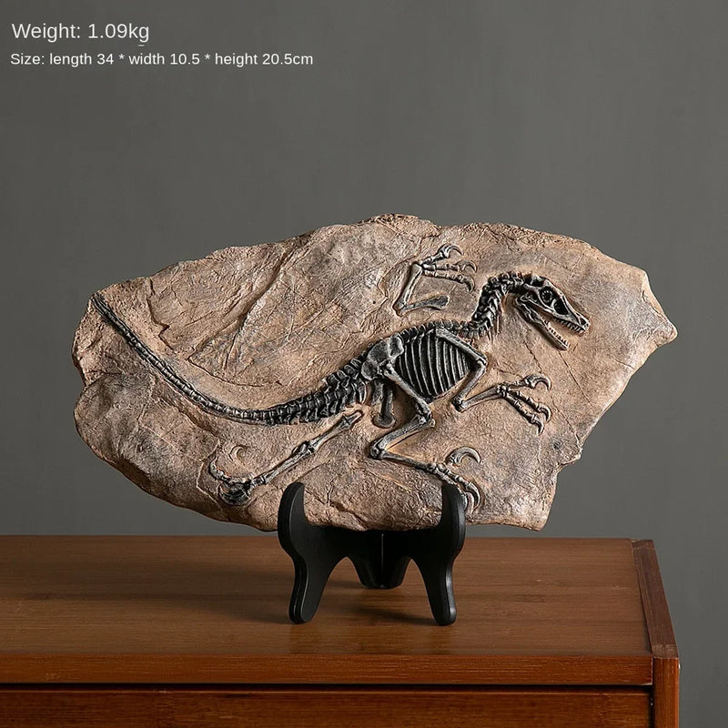 Afralia™ Dino Fossil Resin Craft: Retro Animal Statue, Indoor Living Room Decor & Gift