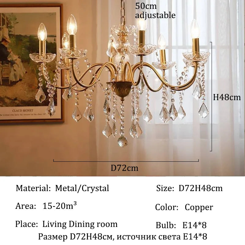 Afralia™ Crystal Ceiling Chandelier: Luxury Modern Living Room Decor Hanging Light