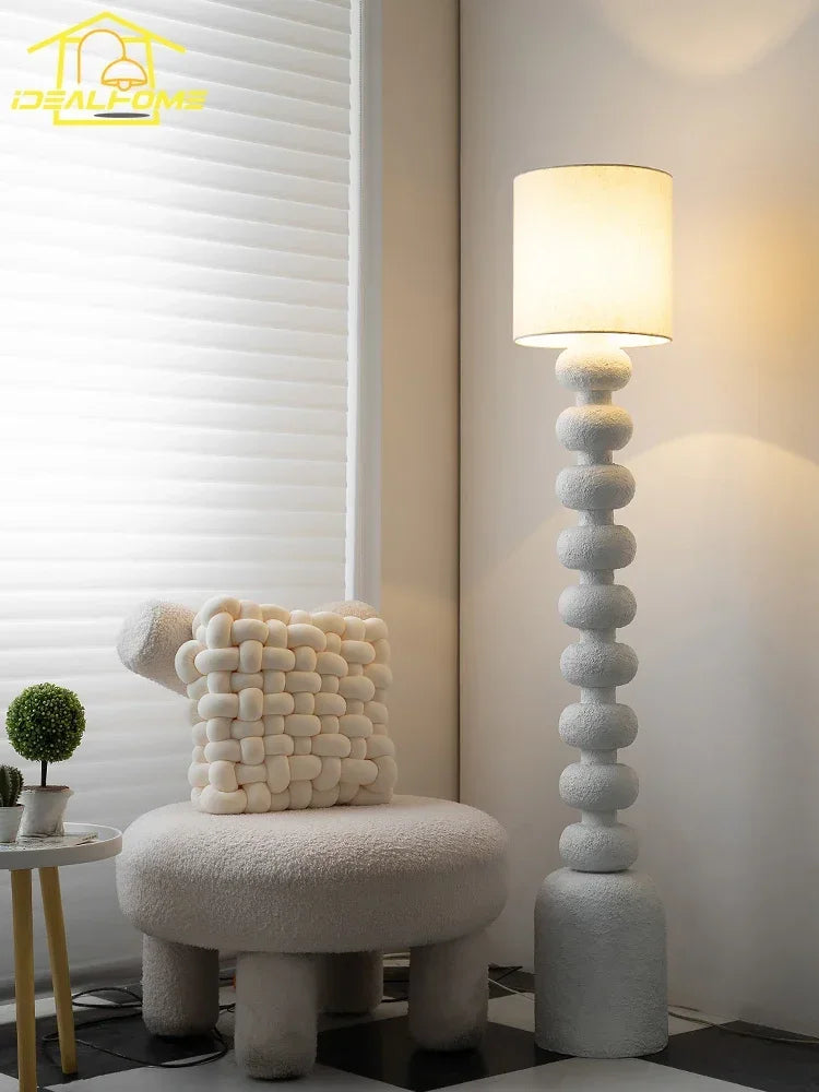 Afralia™ Minimalist Resin Floor Lamp LED E27 for Living Room Bedroom Hotel Club