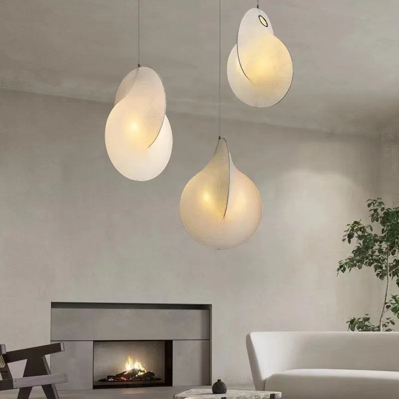 Afralia™ Minimalist LED Pendant Lights for Home Decor, Living Dining Bedroom Chandelier