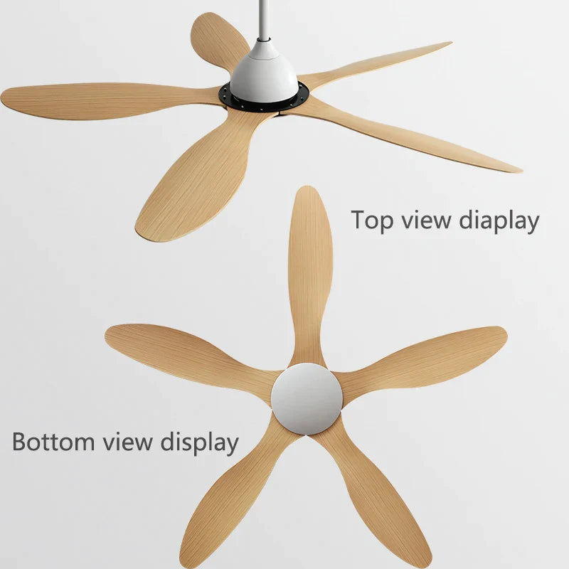 Afralia™ 56-Inch Ceiling Fan: Modern, Remote Control, Commercial, Office, Industry, Non-Lamp Electric Fan