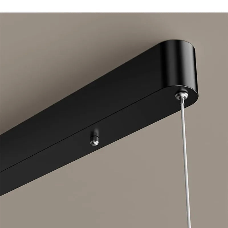 Afralia™ Nordic Minimalist LED Square Chandelier for Living Dining Bedroom - Luster Lighting