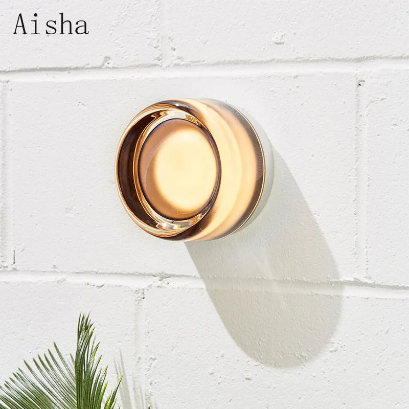 Afralia™ Glass LED Wall Sconce for Bedroom, Bathroom, and Mirror - Nordic Danish Home Interior Lighting