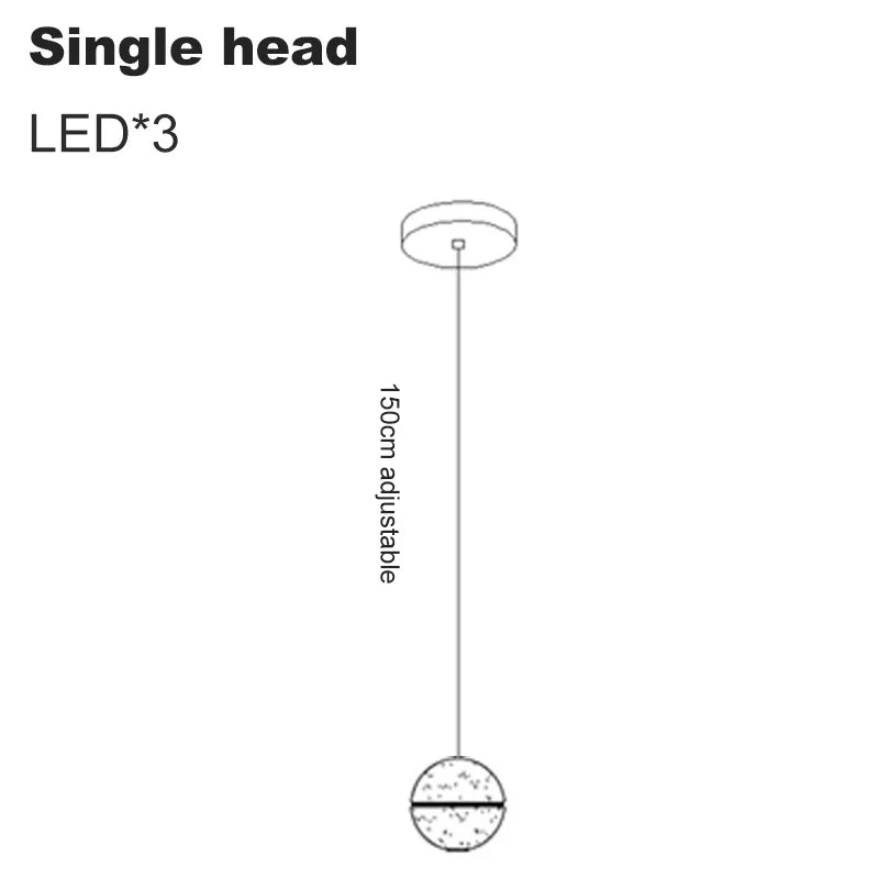 Afralia™ Crystal Ball LED Chandelier for Modern Living Room & Bedroom décor