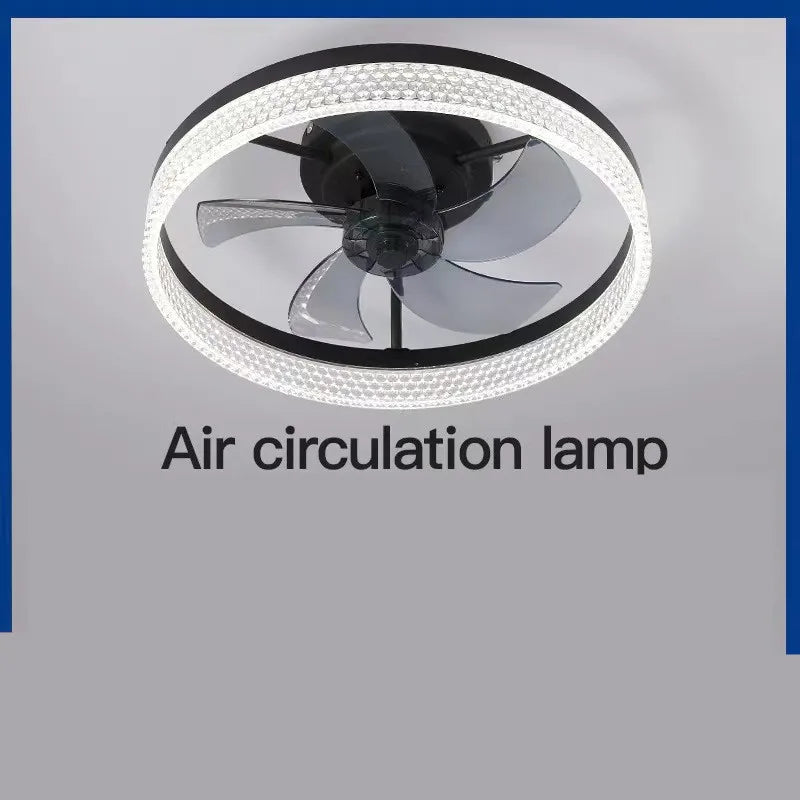 Afralia™ 7-Leaf Tri-Color Fan Lights: Modern Energy-Saving Ceiling Fan LED for Living, Bedroom, Dining