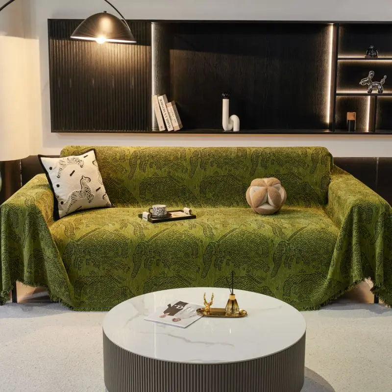 Afralia™ Chenille Sofa Cover: Thickened Slipcover Blanket for Full Couch Protection