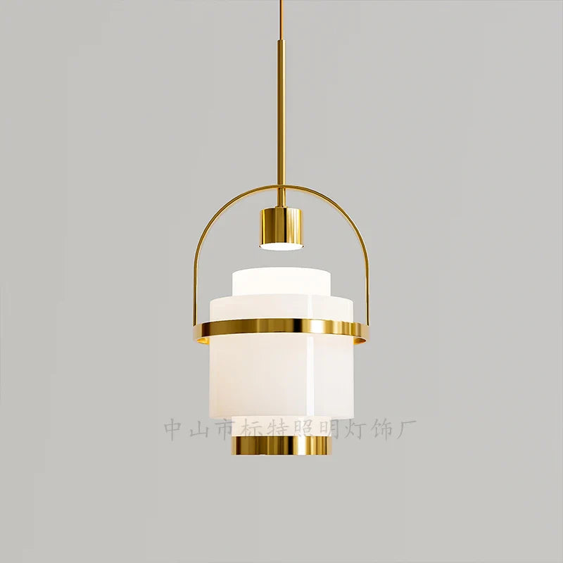 Afralia™ Minimalist Metal Chandelier for Restaurant Bar & Home Decor
