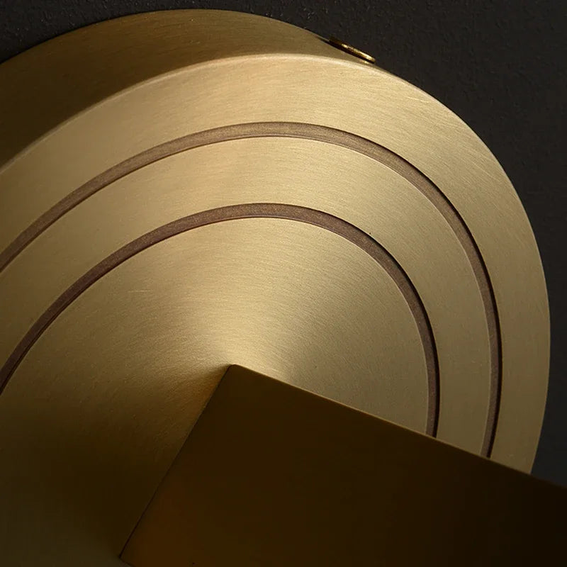 Afralia™ Modern Brass Wall Sconces Glass Wall Lighting for Living Room and Bedroom