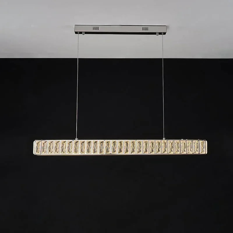 Afralia™ Golden LED Modern Crystal Chandelier for Home, Restaurant, Cafe, Bar - Luxury Interior Lighting