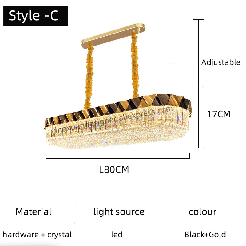 Afralia™ Luxury Crystal Circular Chandelier: Designer Nordic Hanging Ceiling Lamp for Bedroom & Living Room