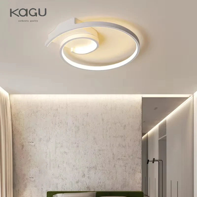 Afralia™ Modern Nordic Art LED Ceiling Lamp for Bedroom & Study