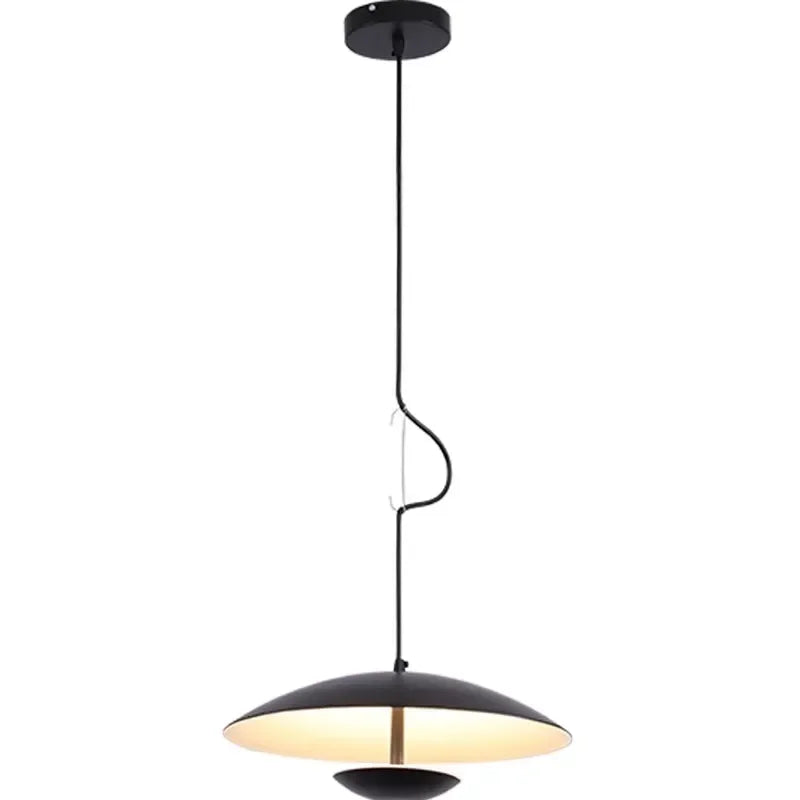 Afralia™ Wood Grain Black Pendant Lights for Dining Room Kitchen Home Decor Lighting