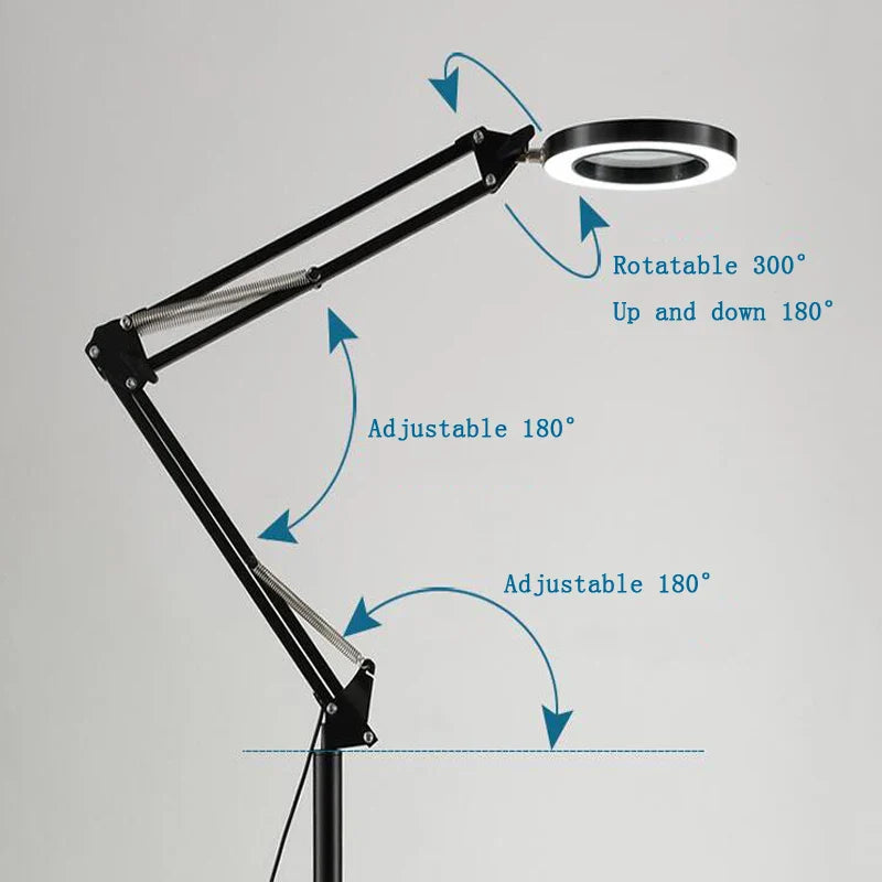 Afralia™ 25W LED Moon Beauty Light for Eyebrow Tattoo & Eyelash Extensions