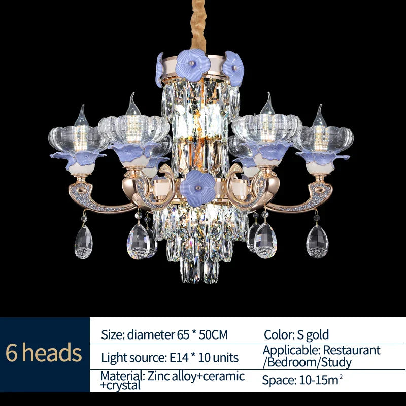 Afralia™ Crystal Candle Chandelier: Elegant Lighting for Villa, Apartment & Staircase
