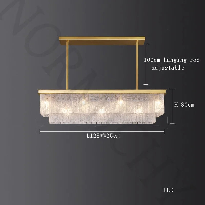 Afralia™ Crystal Chandelier Pendant Light for Luxurious Dining Room Decor