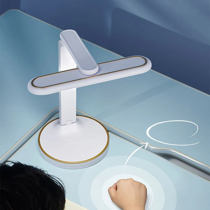 Afralia™ LED Desk Lamp Dimmable Foldable Night Light