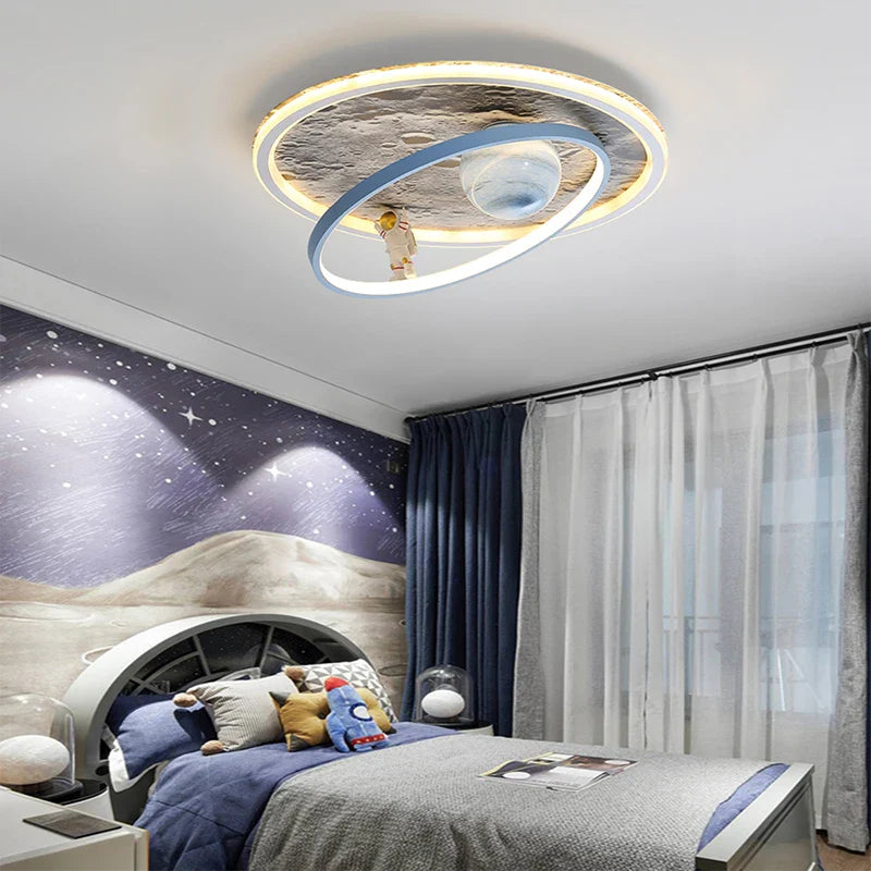 Afralia™ Moon LED Ceiling Lights Indoor Home Decor Lighting for Bedroom, Study, Kitchen