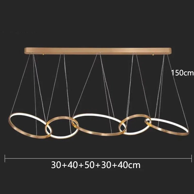 Afralia™ Modern LED Pendant Light Chandeliers for Living Room Dining Room Lighting