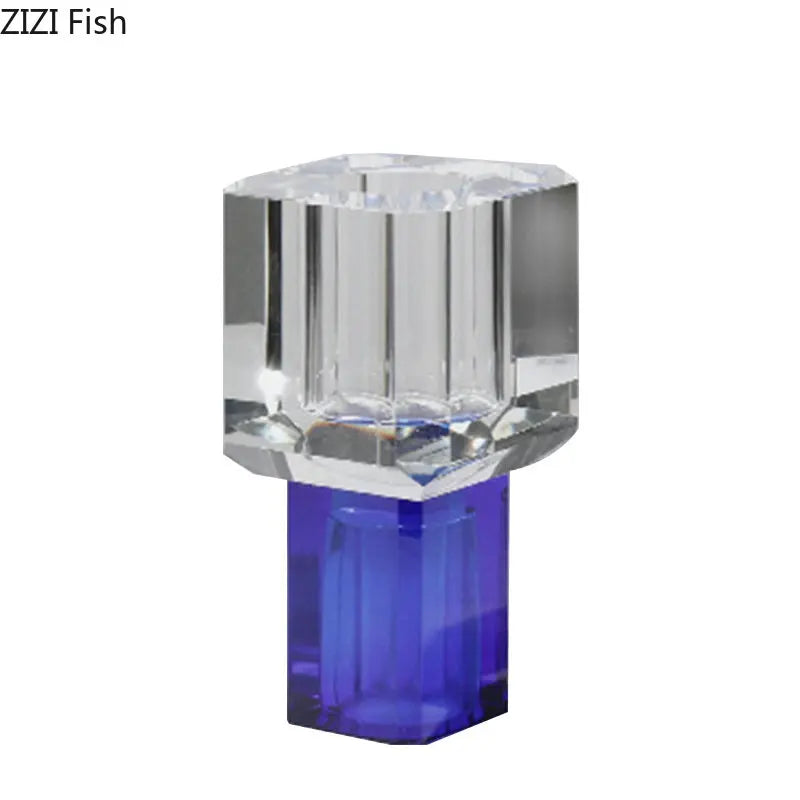 Afralia™ Crystal Clear Glass Vase for Potted Plants and Floral Arrangements