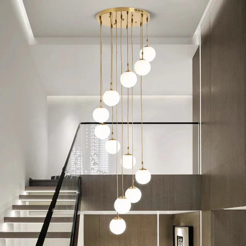 Afralia™ Modern Pendant Light: Indoor LED Chandelier for Dining Room & Home Decor