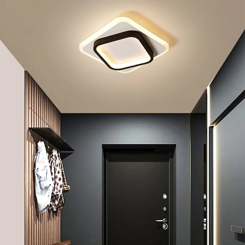 Afralia™ Modern LED Aisle Ceiling Light Chandelier - Stylish Illumination for Every Space