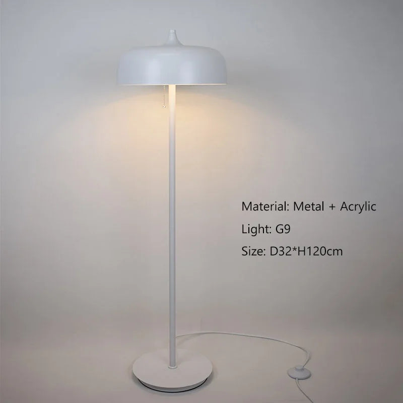 Afralia™ Nordic LED Floor Lamp: Minimalist Modern Lighting for Living Room, Bedroom, Study