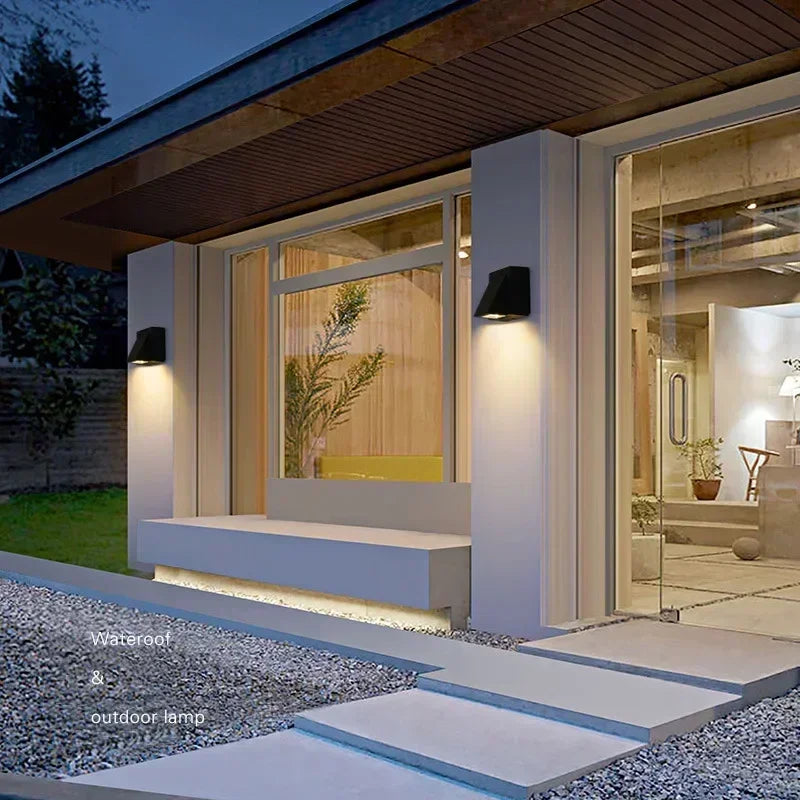 Afralia™ Outdoor LED Wall Lamp - Waterproof Porch Lights for Garden