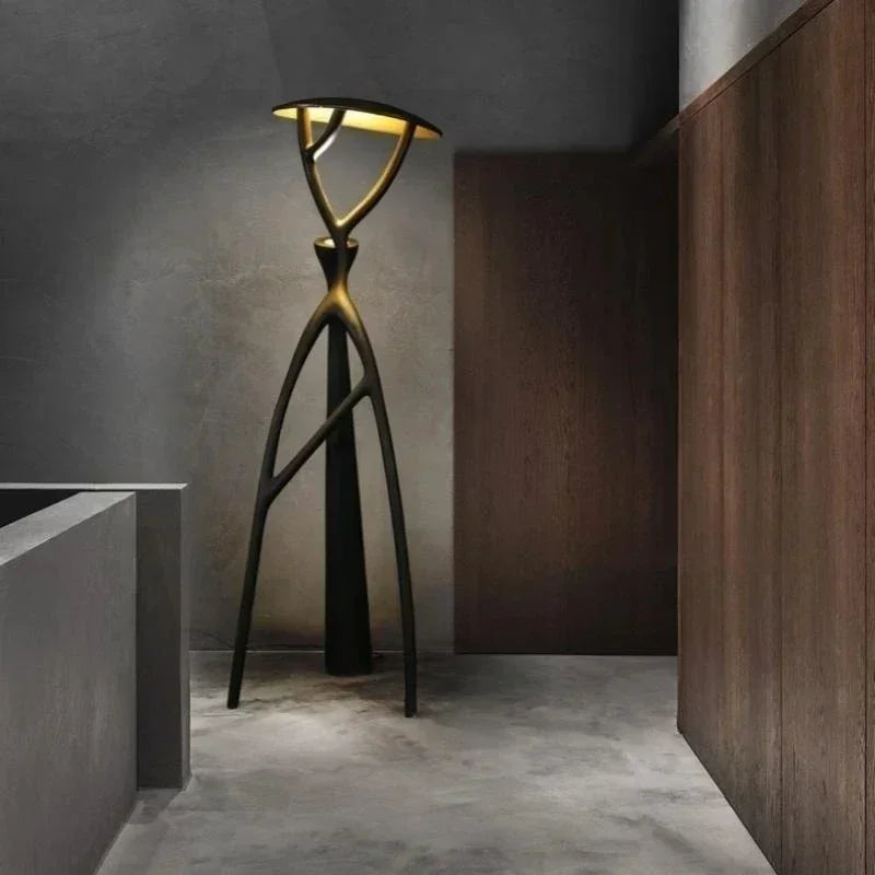 Afralia™ Modern LED Salon Floor Lamp for Home, Living Room, Restaurant, Hotel Lobby