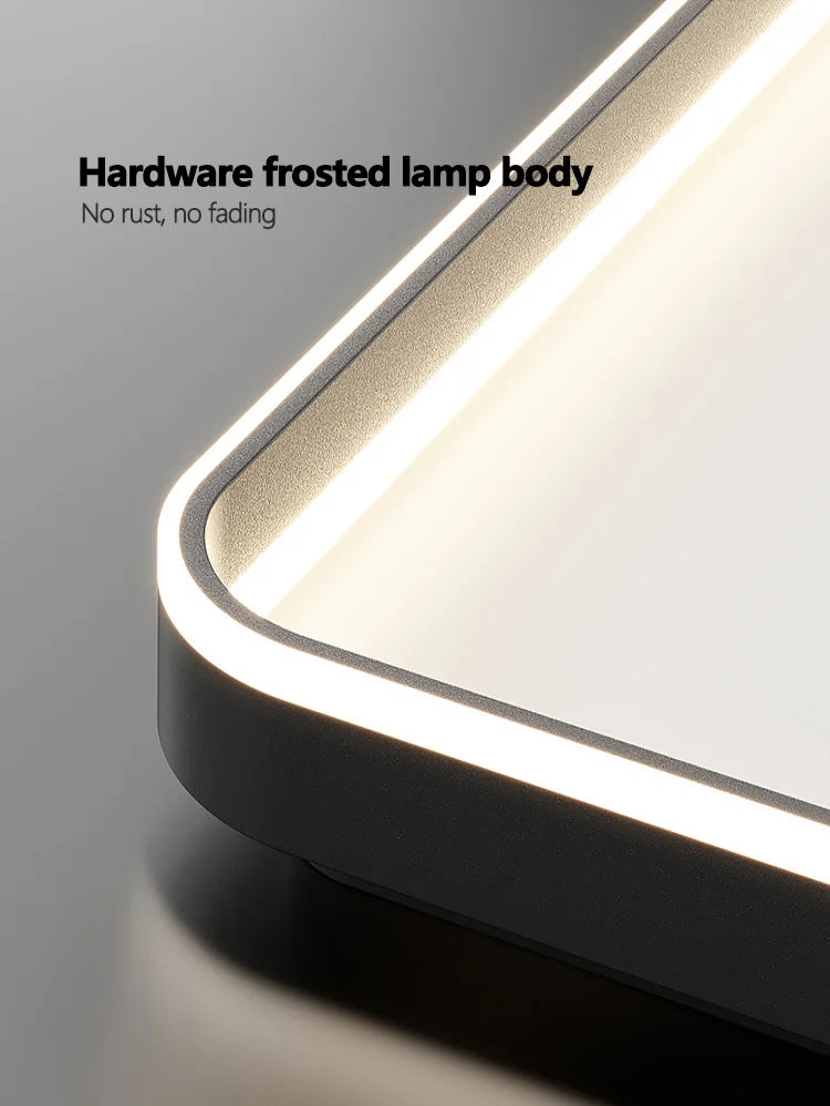 Afralia™ Square Ceiling Lamp | Modern Nordic LED Bedroom Master Light
