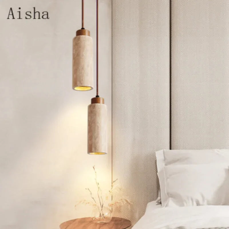 Afralia™ Wabi-sabi Pendant Lamp for Home, Restaurant, and Bedroom Lighting