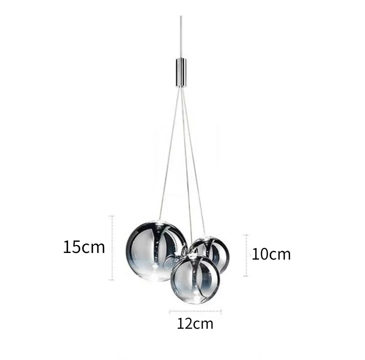 Nordic Glass Cluster Pendant Light by Afralia for Stylish Home Decor