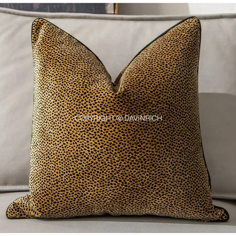 Afralia™ Leopard Cheetah Print Pillow Covers Modern Accent Cushion Case Home Decor