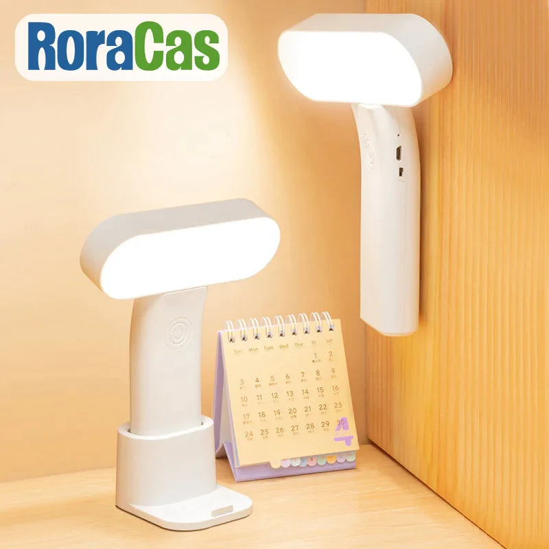 Afralia™ LED Nightlight: Rechargeable 3-Color Table Lamp & Handheld Light