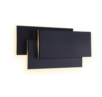 Afralia™ Modern 18W LED Wall Lamp for Living Room, Bedroom, Hotel - Aluminum Square Candlestick Light