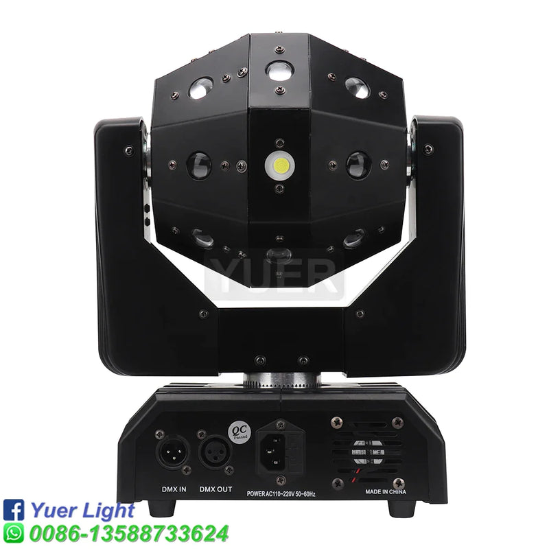 Afralia™ Disco Ball Lights LED Moving Head Football Light Nightclub Stage Lighting