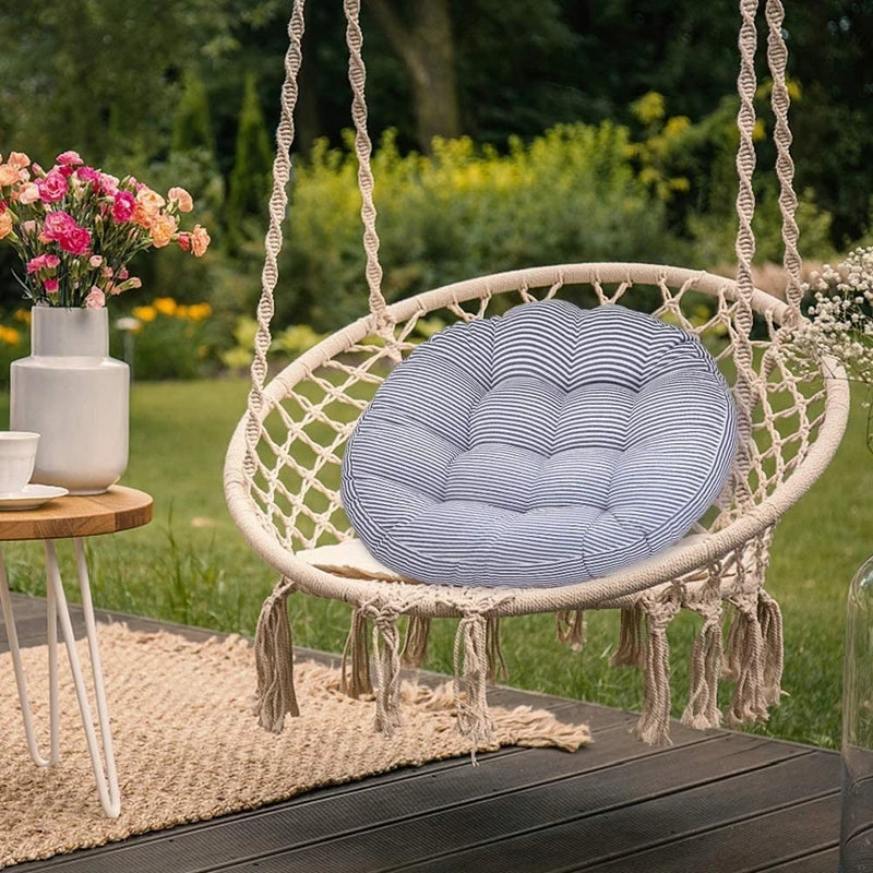 Afralia™ Round Square Chair Cushion - Premium Farmhouse Patio Wicker Seat Pads