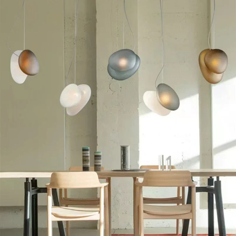 Afralia™ Nordic LED Pendant Chandelier for Dining Kitchen Study Bedroom Lighting
