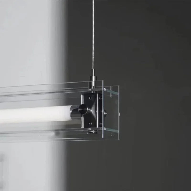 Afralia™ Modern Glass Chandelier Light for Luxury Office & Hotel Lighting