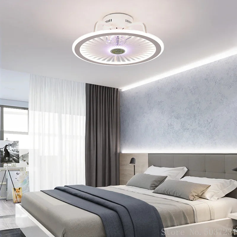 Nordic Style Ceiling Fan Light for Bedroom, Living Room, Children's Room by Afralia™