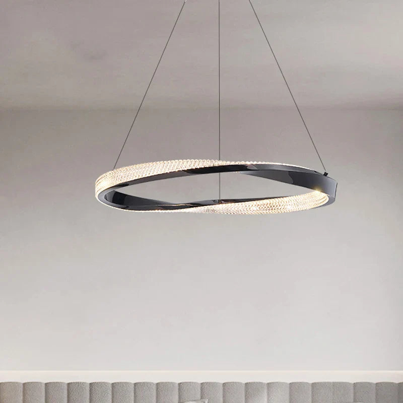 Afralia™ Modern Designer Circular Pendant Lamp for Living, Dining, and Bedroom