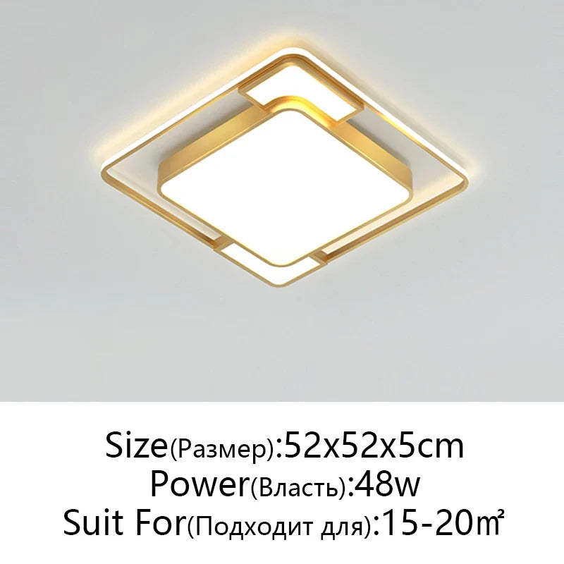 Afralia™ Modern Black Chandelier Ceiling Lamp for Living Room Bedroom Dining Room