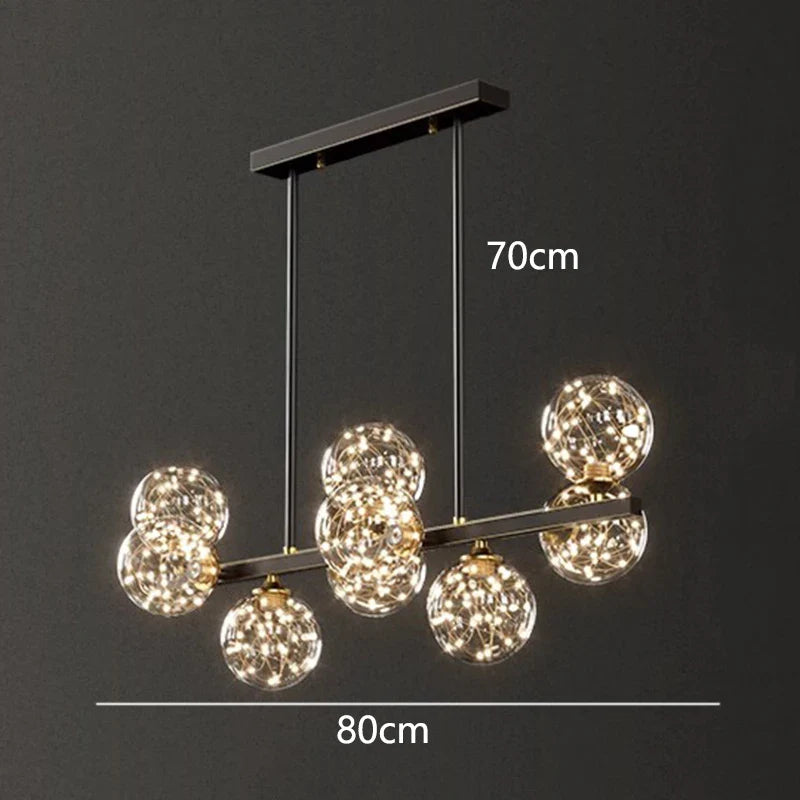 Afralia™ Modern LED Pendant Light for Living and Dining Room Chandeliers