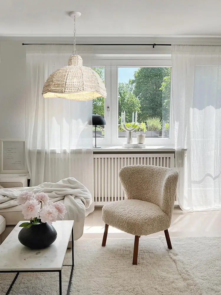 Afralia™ Vintage Wood Ceiling Chandelier for Kitchen Island, Bedroom, Living Room