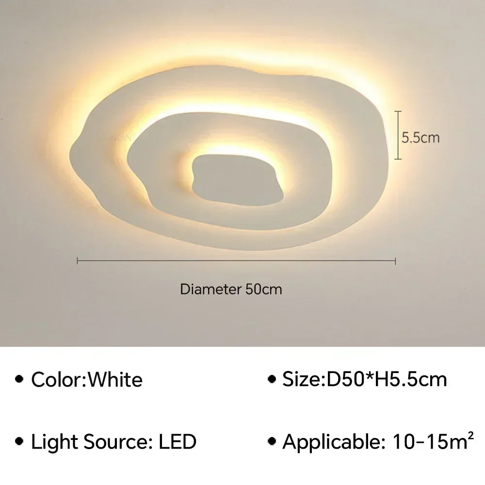 Afralia™ LED Ceiling Chandelier for Living Room Bedroom Decor